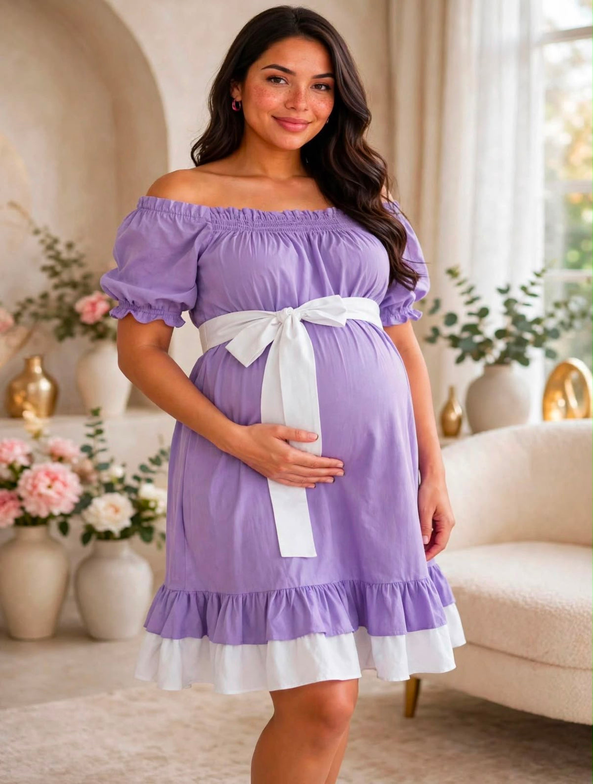 VESTIDO MATERNO LORETTA