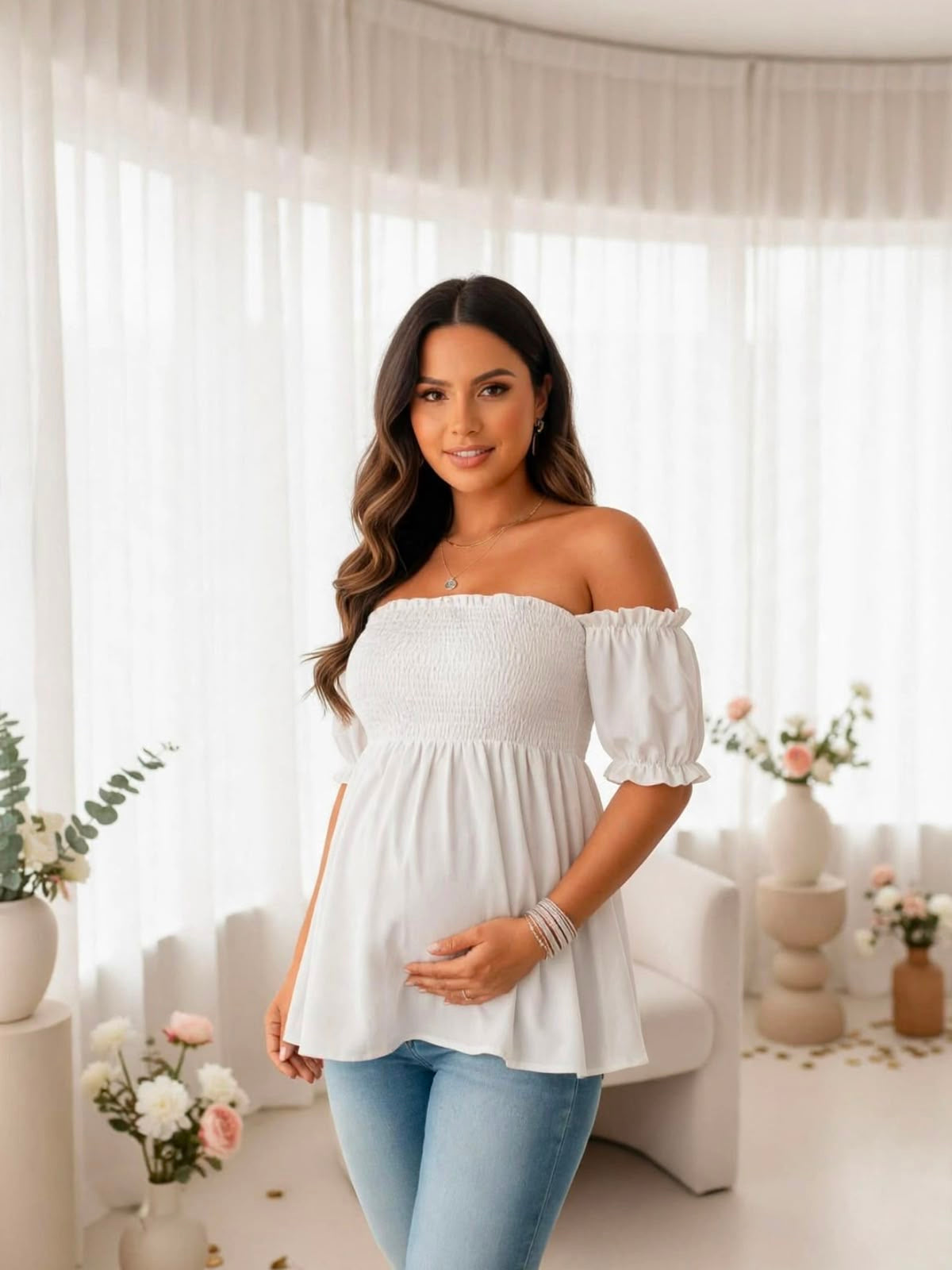 BLUSA MATERNA PURA