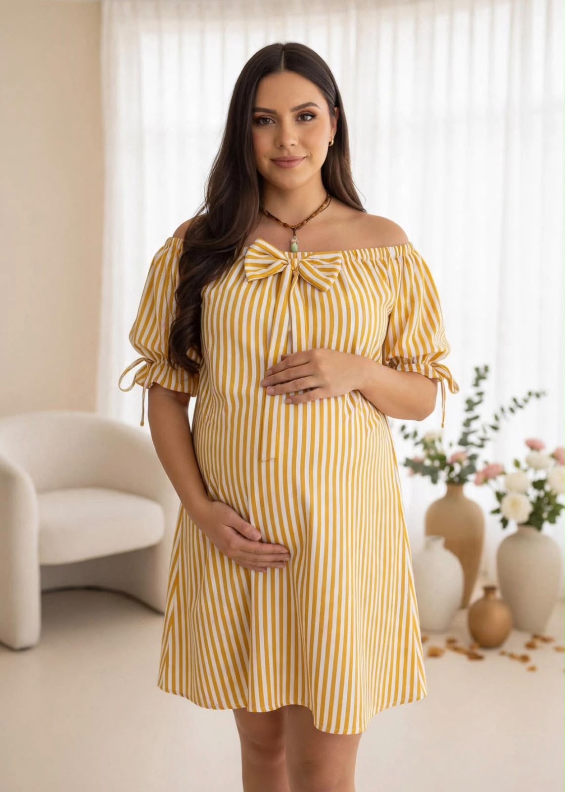 VESTIDO MATERNO CHIC