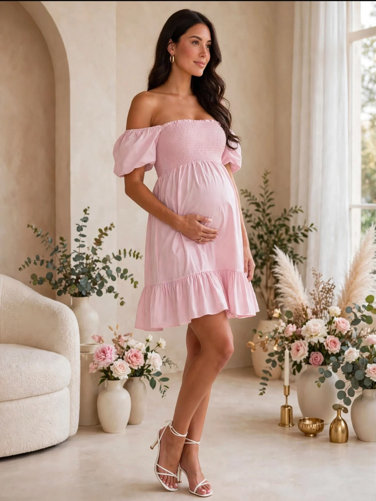 VESTIDO MATERNO JAZMIN