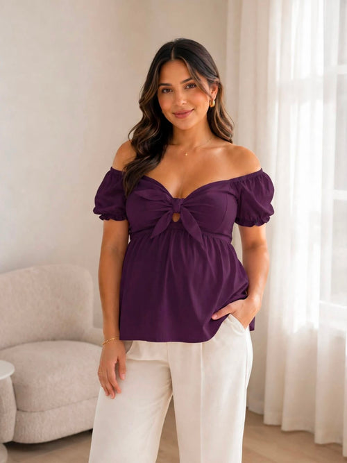 BLUSA MATERNA SAGE