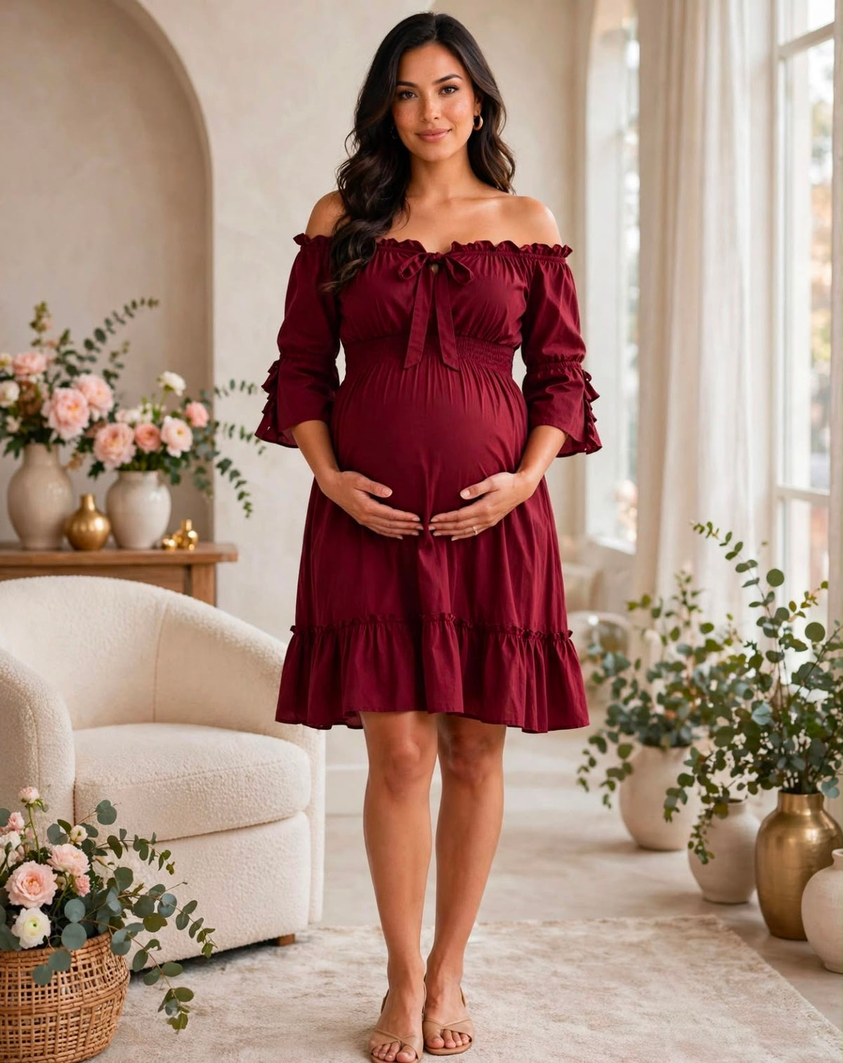 VESTIDO MATERNO OLIVIA