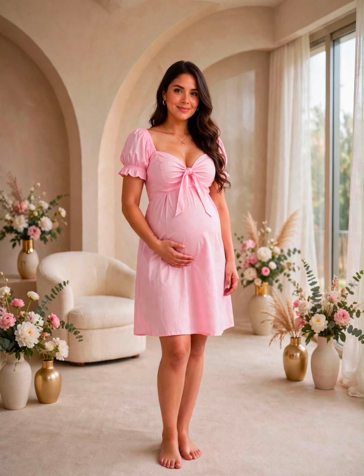 VESTIDO MATERNO LIRIO