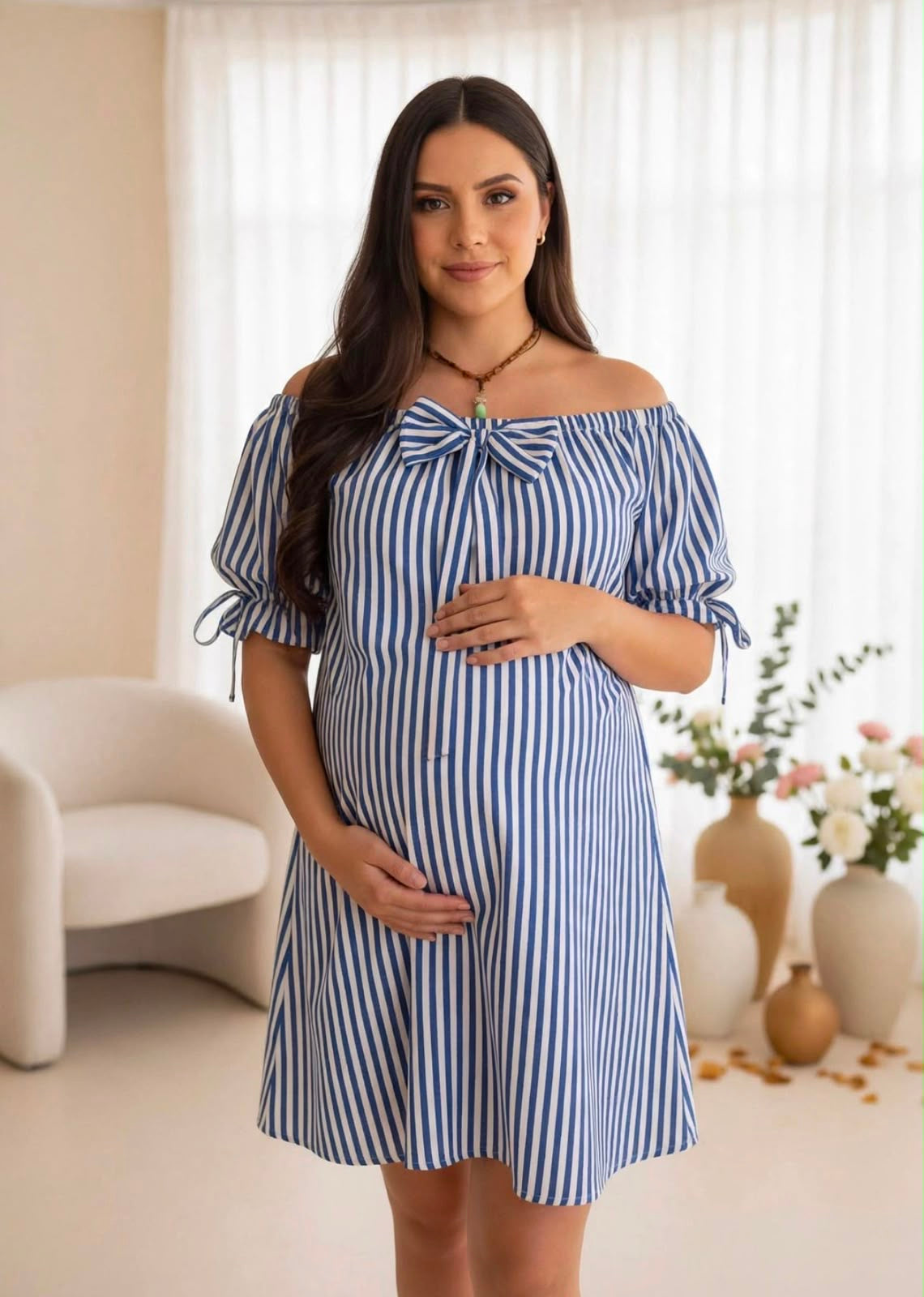 VESTIDO MATERNO CHIC